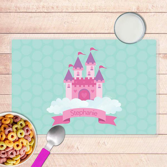 A Castle in the Sky Personalized Kids Placemat - Give Wink