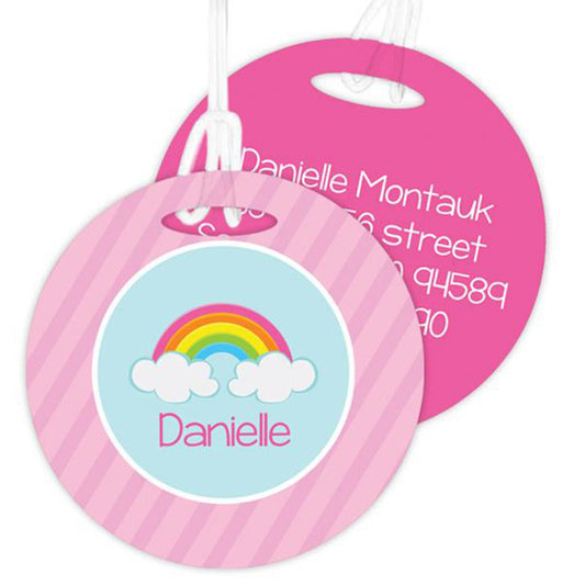 A Rainbow In The Sky Personalized Bag Tag - Give Wink