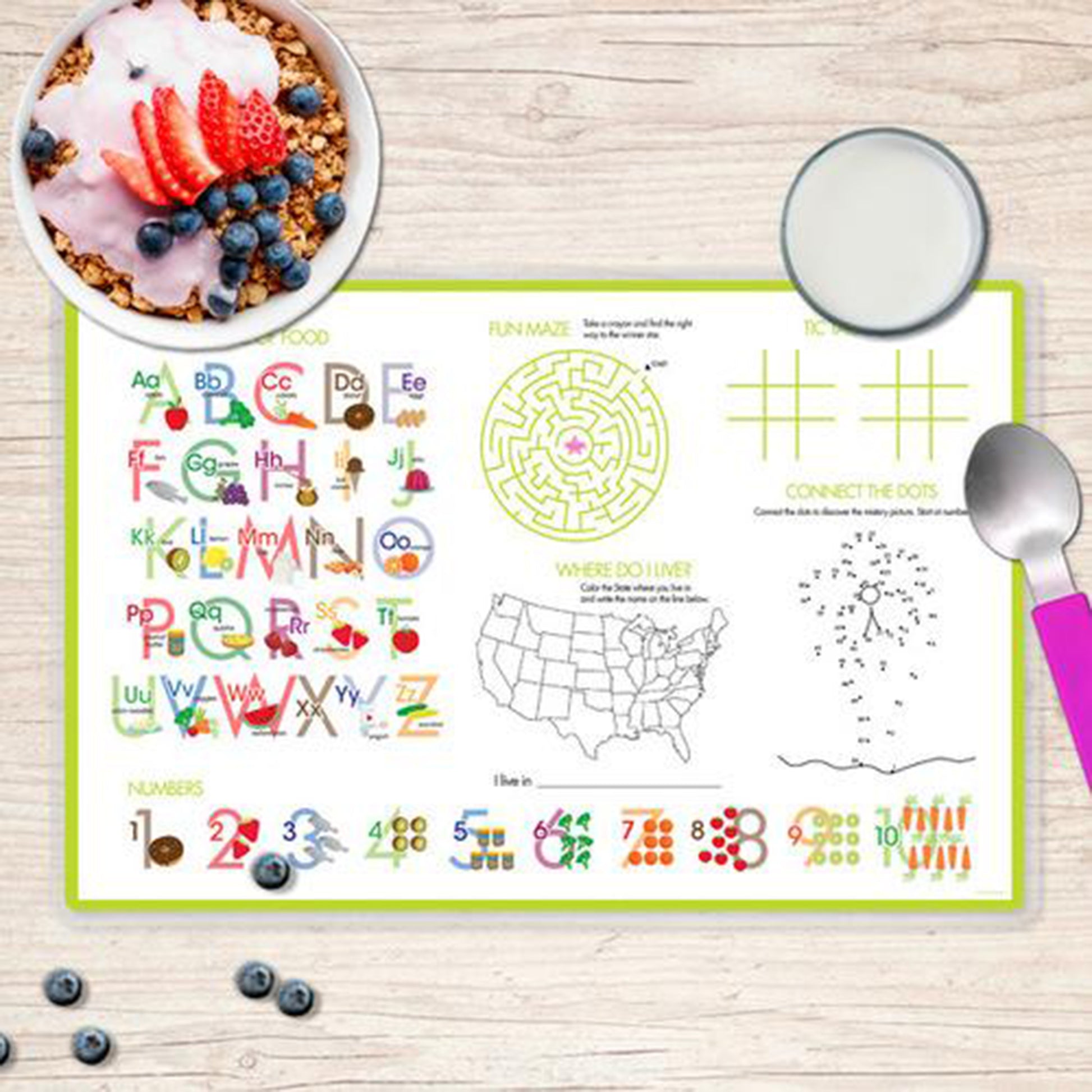 A Daisy for You Personalized Kids Placemat - Give Wink