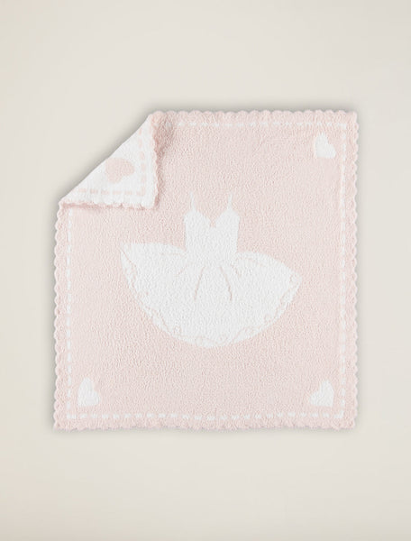 CozyChic Scalloped Receiving Blanket - Tutu - Give Wink