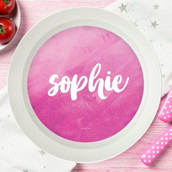 Bold Colorful Name Personalized Kids Bowl - Give Wink