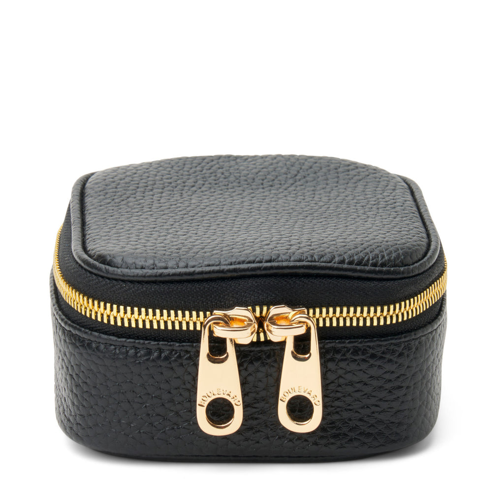 Leather Mini Jewelry Case - Give Wink