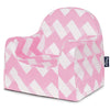 Chevron Pink Personalized Little Chair - Give Wink