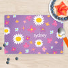 Field of Flowers Personalized Kids Placemat - Give Wink