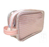 Personalized Taffy Gingham Clear Duo Pouch - Give Wink