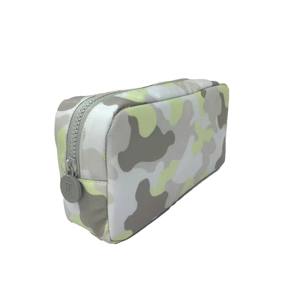 Personalized Glam Green Camo Pouch - Give Wink