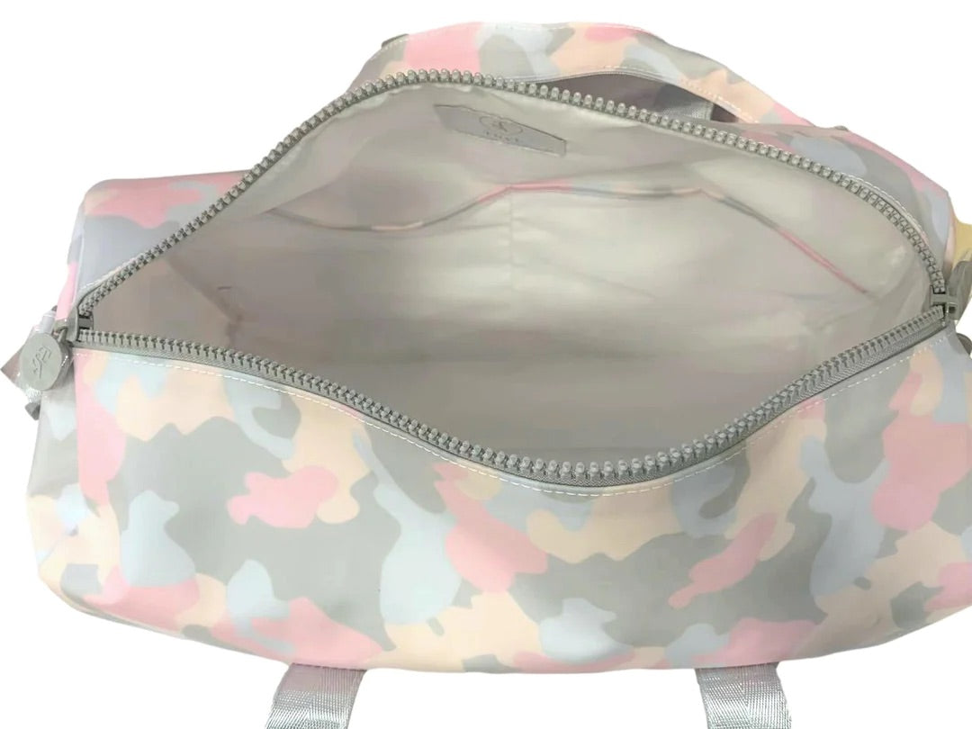 Personalized Nylon Pink Camo Duffel Weekender - Give Wink