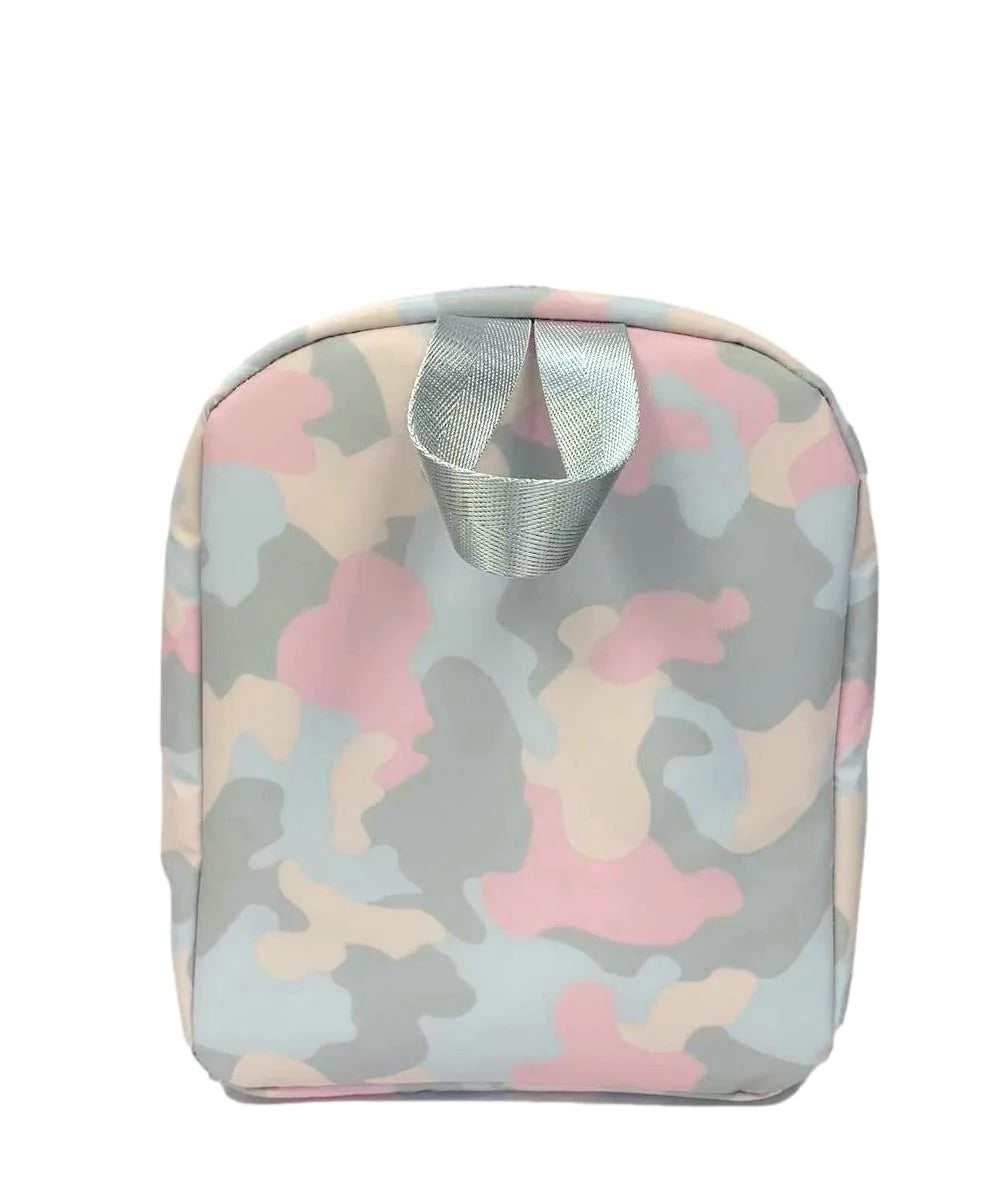 Personalized Nylon Pink Camo Lunch Sack - Give Wink