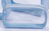 Medium Essentials Clear Nylon Pouch - Blue - Give Wink