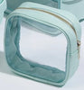 Small Essentials Clear Nylon Pouch - Mint - Give Wink