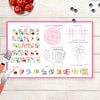 Spring Blooms Personalized Kids Placemat - Give Wink