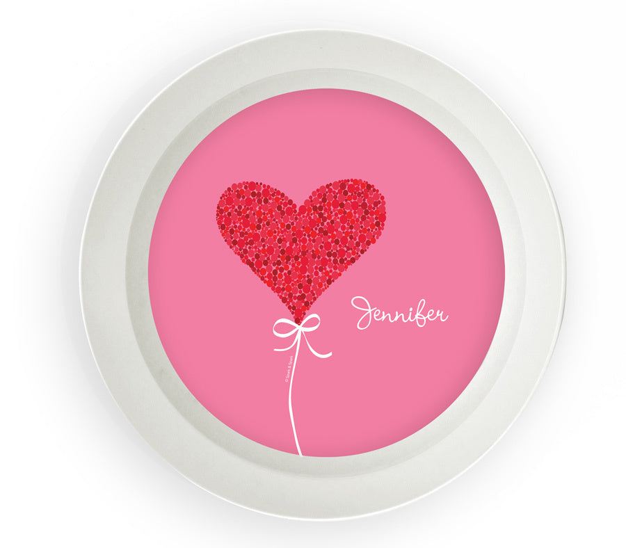 Sweet Heart Personalized Kids Bowl - Give Wink