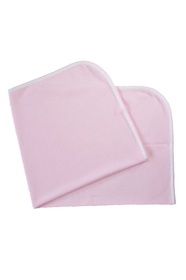 Pima Cotton Bubble Receiving Blanket Pink - Give Wink