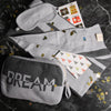 Personalized Adult Travel Set DREAM Dual 3 Piece Knitted - Grey - Give Wink