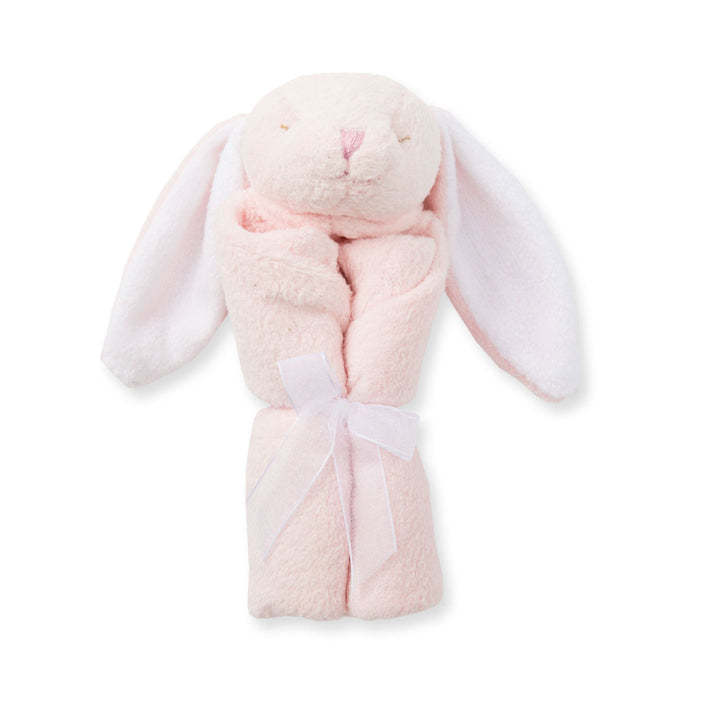 Bunny Lovie Blankie - Pink - Give Wink