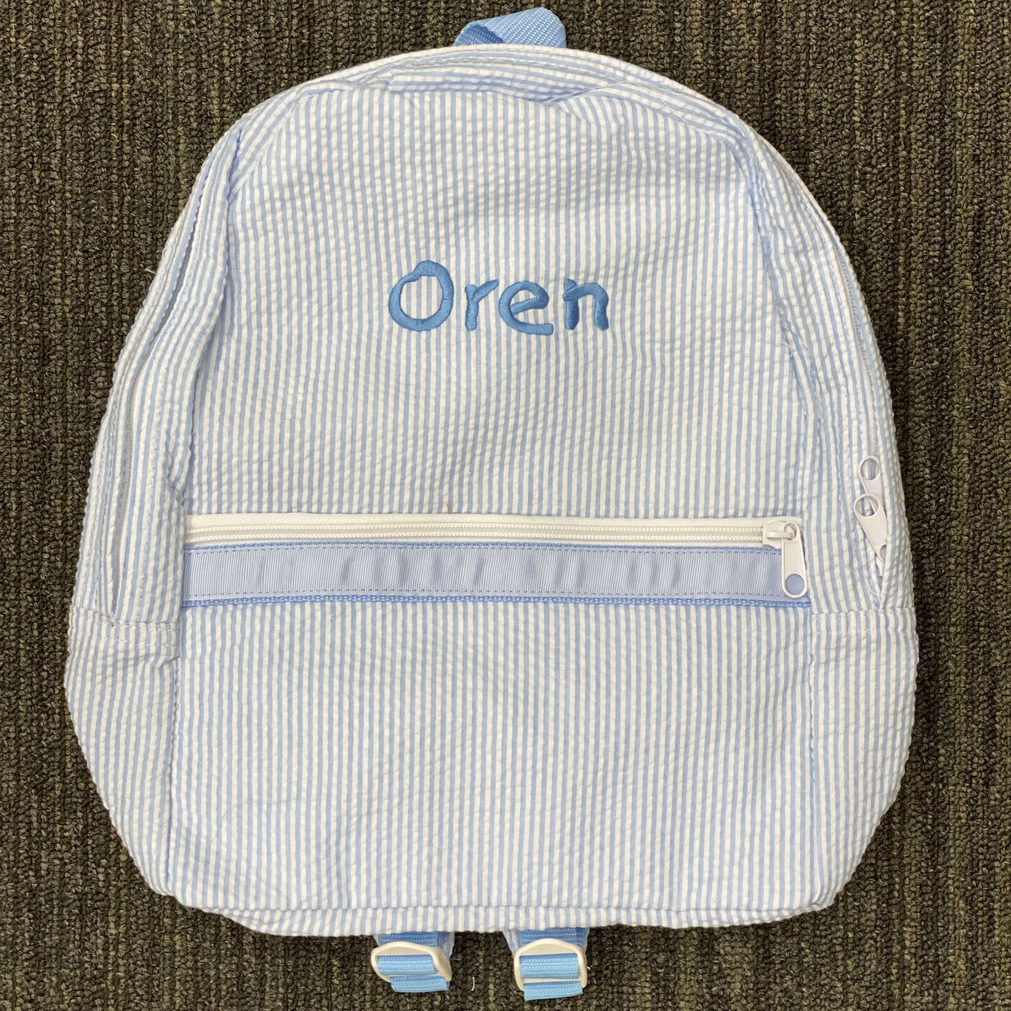 Seersucker baby clearance backpack