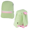 Personalized Seersucker Sweet Large Backpack - Give Wink